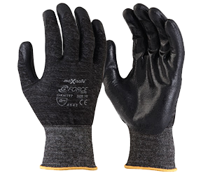 MAXISAFE GLOVES G-FORCE CUT-5 W/HDPU PALM SM 